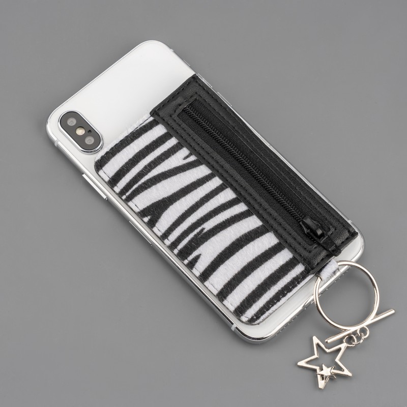 Θήκη Bag 4smarts DressUp Zip Universal for Devices 138.3x67.1mm or Larger Zebra (4S469320)