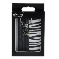 Θήκη Bag 4smarts DressUp Zip Universal for Devices 138.3x67.1mm or Larger Zebra (4S469320)