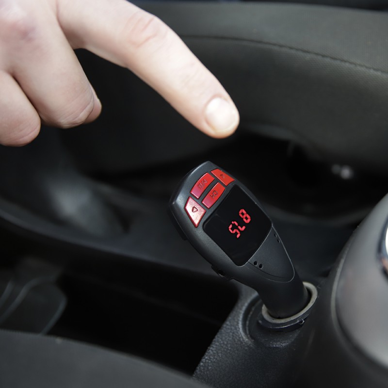 Bluetooth Αυτοκινήτου Maxlife MXFT-01 FM Transmitter 