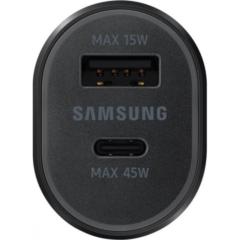 Φορτιστής Αυτοκινήτου Samsung Fast Car Charger Dual USB & Type-C & Καλώδιο Type C EP-L5300XB Black (Original)