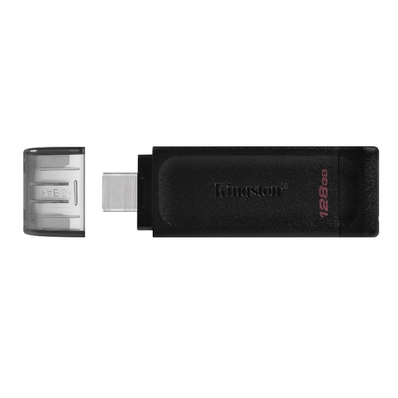 Kingston Pendrive DT70 128GB Type-C 3.2 Black (DT70/128GB)