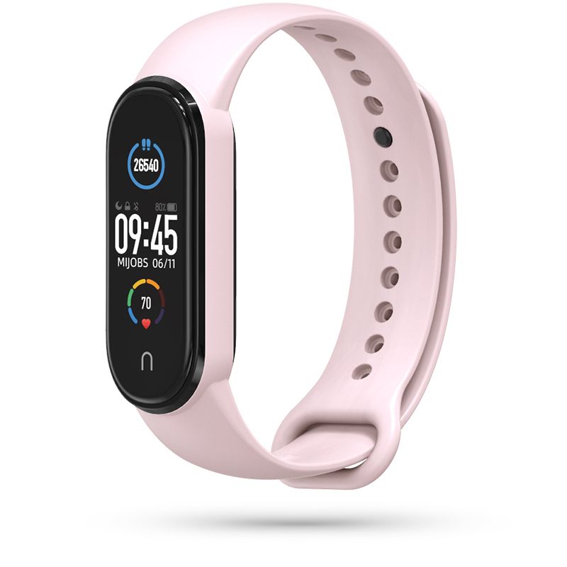Ανταλλακτικό λουράκι Xiaomi Mi Band 5/6 Silicone Pink