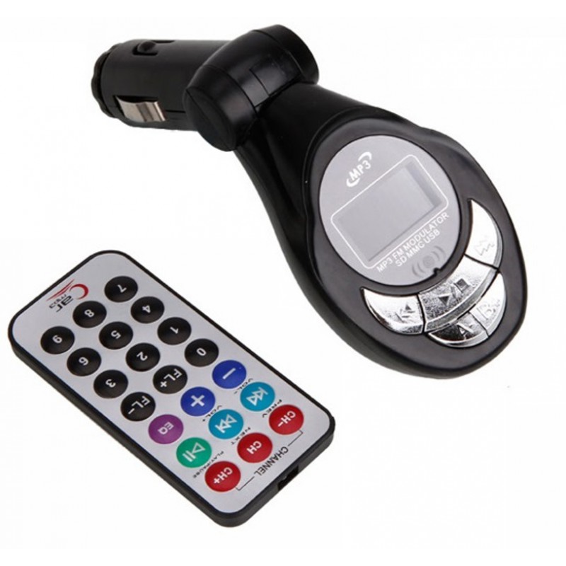 Setty Bluetooth FM Transmitter with Remote Black