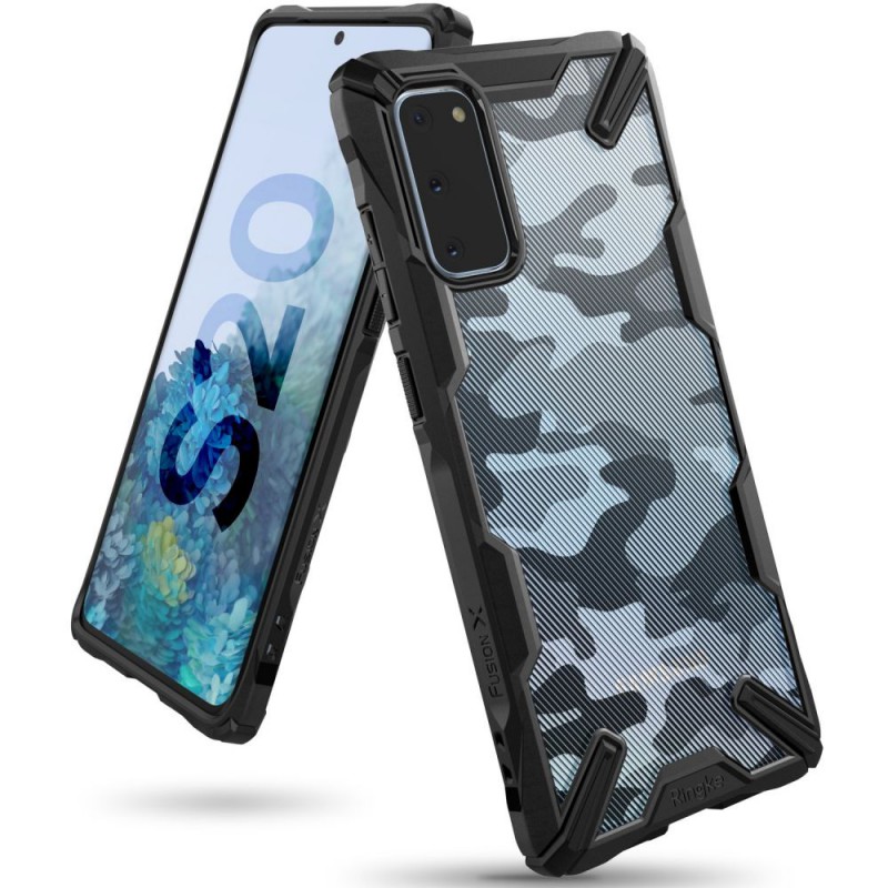 Θήκη Ringke Fusion X Samsung Galaxy S20 G980 Camo Black
