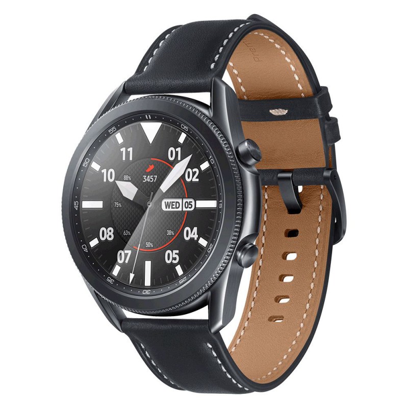 Γυαλί Προστασίας Spigen ProFlex "EZ FIT" Samsung Galaxy Watch3 (45mm) Tempered Glass 9H AntiCrash / AntiShock Black (2τμχ) AGL01843 Γυαλί Προστασίας Spigen ProFlex "EZ FIT" Samsung Galaxy Watch3 (45mm) Tempered Glass 9H AntiCrash / AntiShock Black (2τμχ) AGL01843