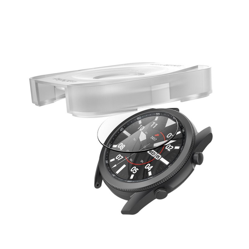 Γυαλί Προστασίας Spigen ProFlex "EZ FIT" Samsung Galaxy Watch3 (45mm) Tempered Glass 9H AntiCrash / AntiShock Black (2τμχ) AGL01843 Γυαλί Προστασίας Spigen ProFlex "EZ FIT" Samsung Galaxy Watch3 (45mm) Tempered Glass 9H AntiCrash / AntiShock Black (2τμχ) AGL01843