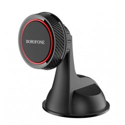 Βάση Αυτοκινήτου Borofone BH14 Journey Series Magnetic Suction Cup Car Holder Black/Red