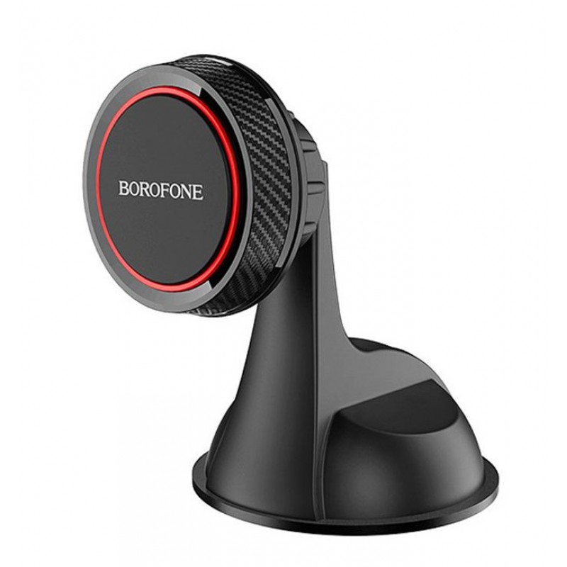 Βάση Αυτοκινήτου Borofone BH14 Journey Series Magnetic Suction Cup Car Holder Black/Red