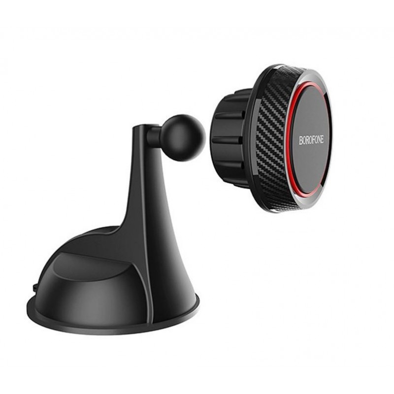 Βάση Αυτοκινήτου Borofone BH14 Journey Series Magnetic Suction Cup Car Holder Black/Red