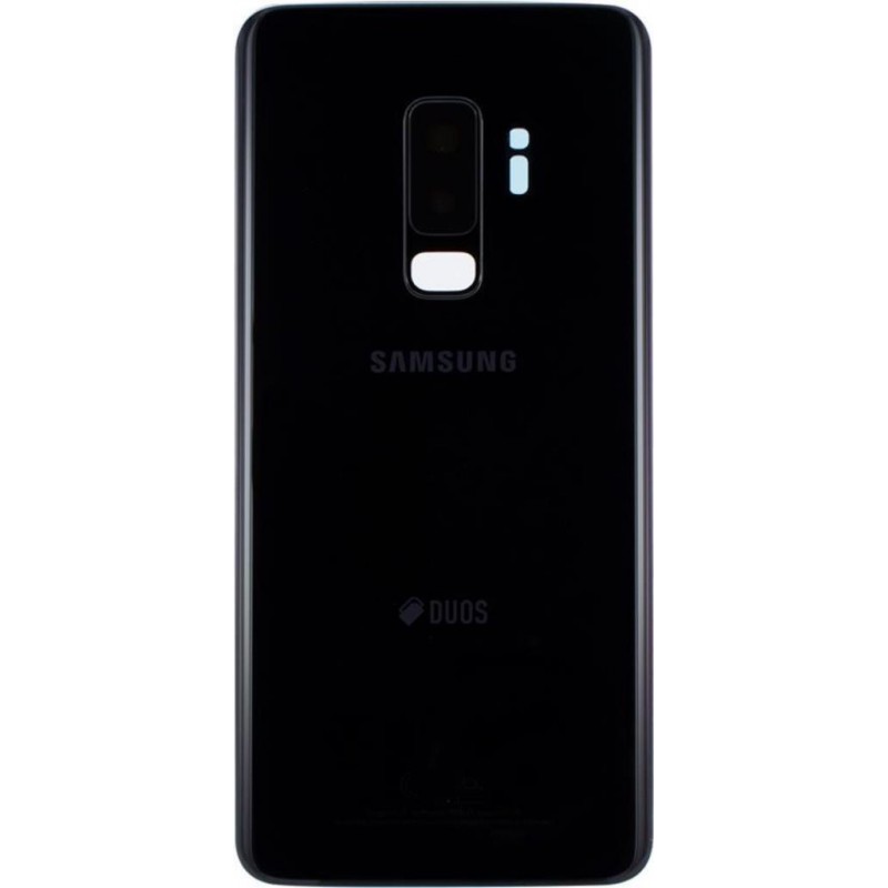 Καπάκι Μπαταρίας Samsung Galaxy S9+ Plus SM-G965 Black (Original) GH82-15660A with Camera Glass