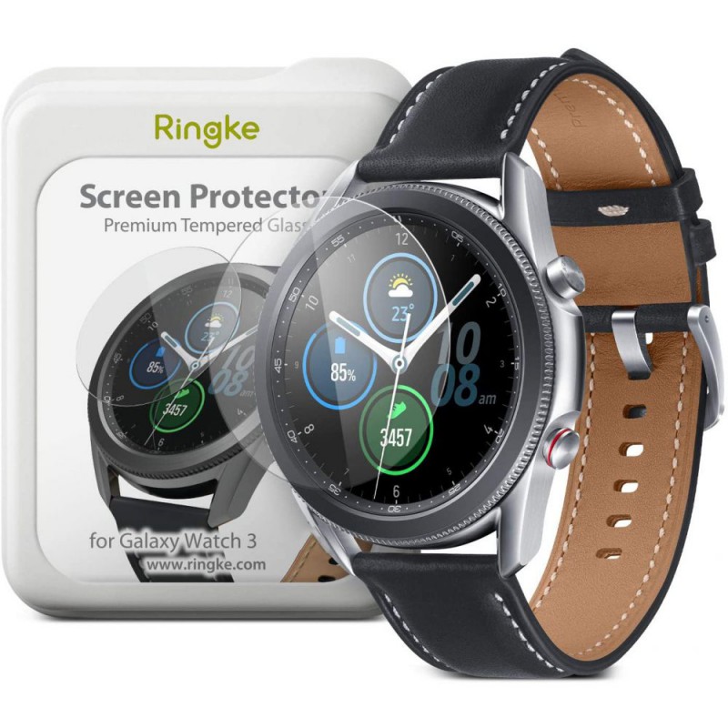 Γυαλί Προστασίας Ringke Samsung Galaxy Watch3 (45mm) Tempered Glass 9H AntiCrash / AntiShock (4 τμχ)