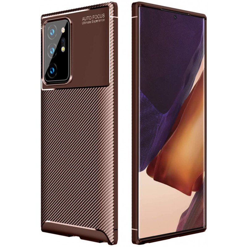 Θήκη TPU Carbon Storiform Fiber Brushed Samsung Galaxy Note 20 N980 Brown (OEM)
