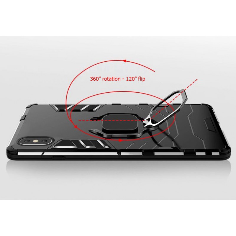 Θήκη Ring Armor Magnetic Stand Huawei Nova Y61 Shockproof Black