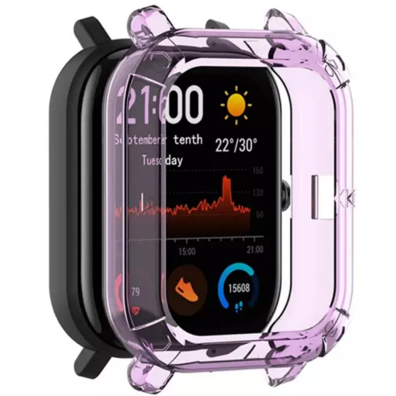 Θήκη TPU Protective Cover Amazfit GTS 2 Mini/Amazfit pop/Amazfit Bip Purple