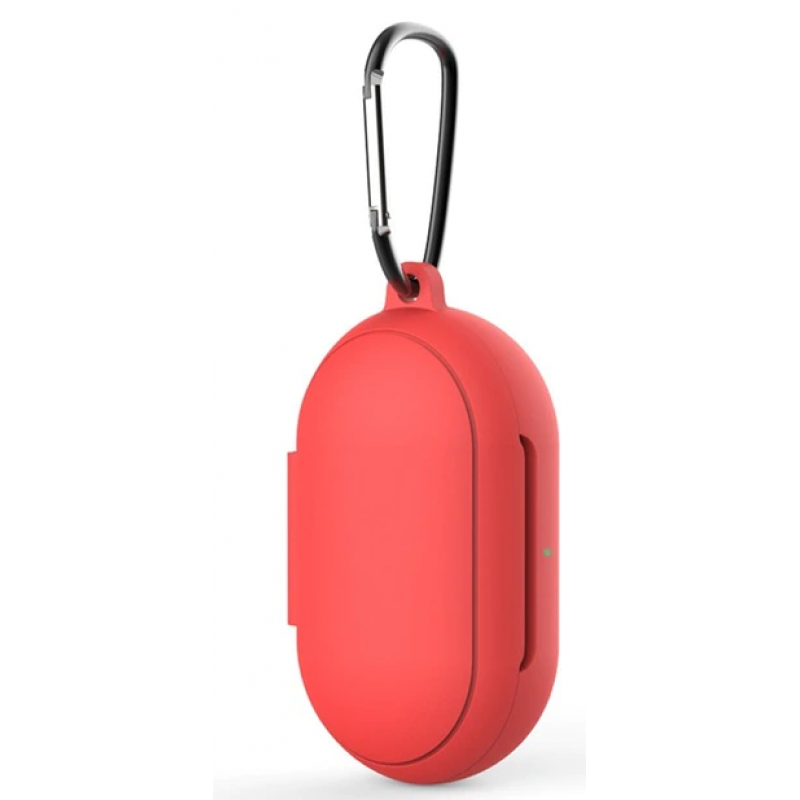 Θήκη Samsung Galaxy Buds/Buds+ Silicone Skin with Carabiner Red ΟΕΜ