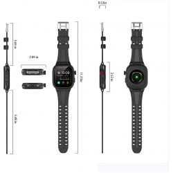 Ανταλλακτικό Λουράκι & Αδιάβροχη θήκη Shellbox by Redpepper Apple Watch 4/5/6/SE (44mm) Black