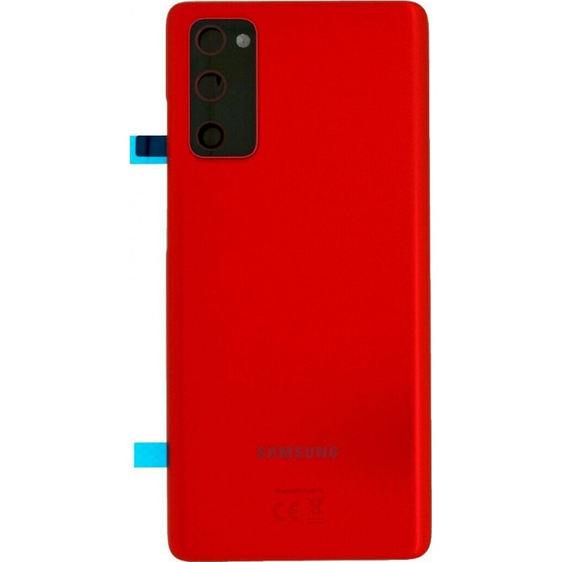 Καπάκι Μπαταρίας Samsung Galaxy S20 FE G780F Cloud Red (Original) GH82-24263E with Camera Glass