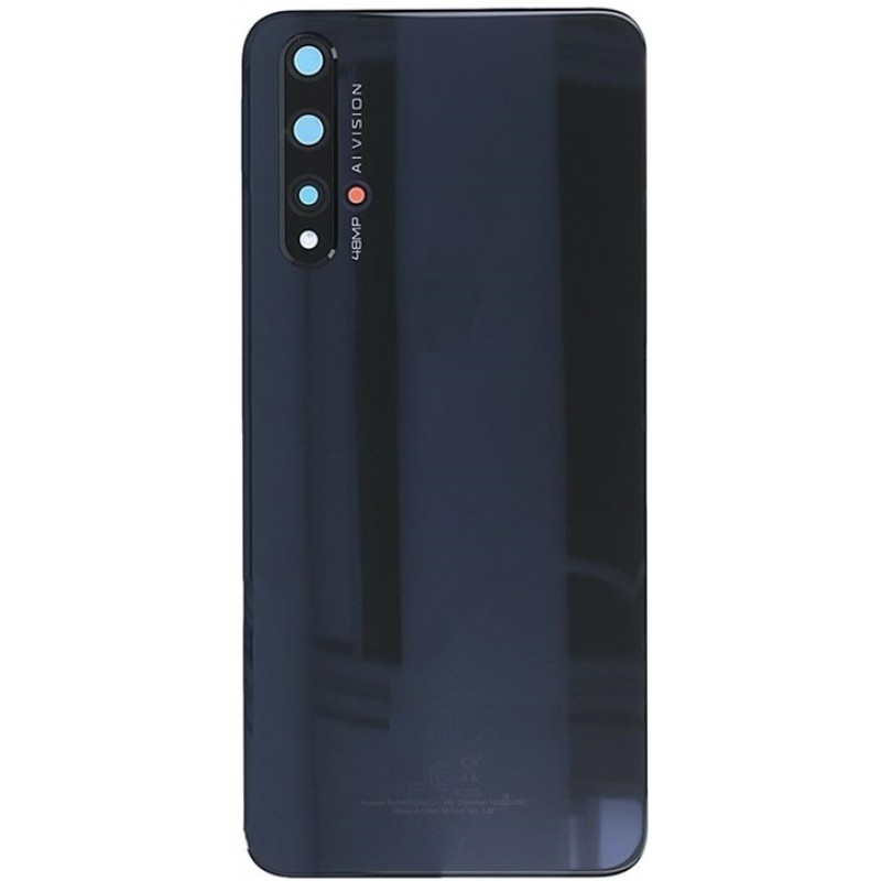 Καπάκι Μπαταρίας Huawei Nova 5T Black with Camera Glass (OEM) 