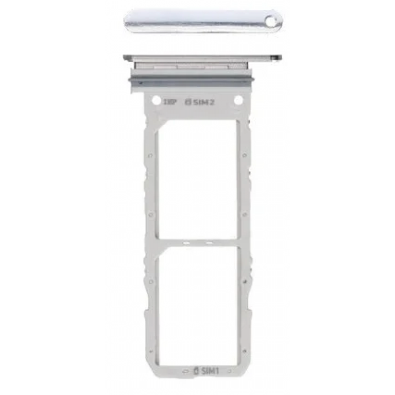 Nano SIM Tray για Samsung Galaxy Note 10 SM-N970 White (Original)