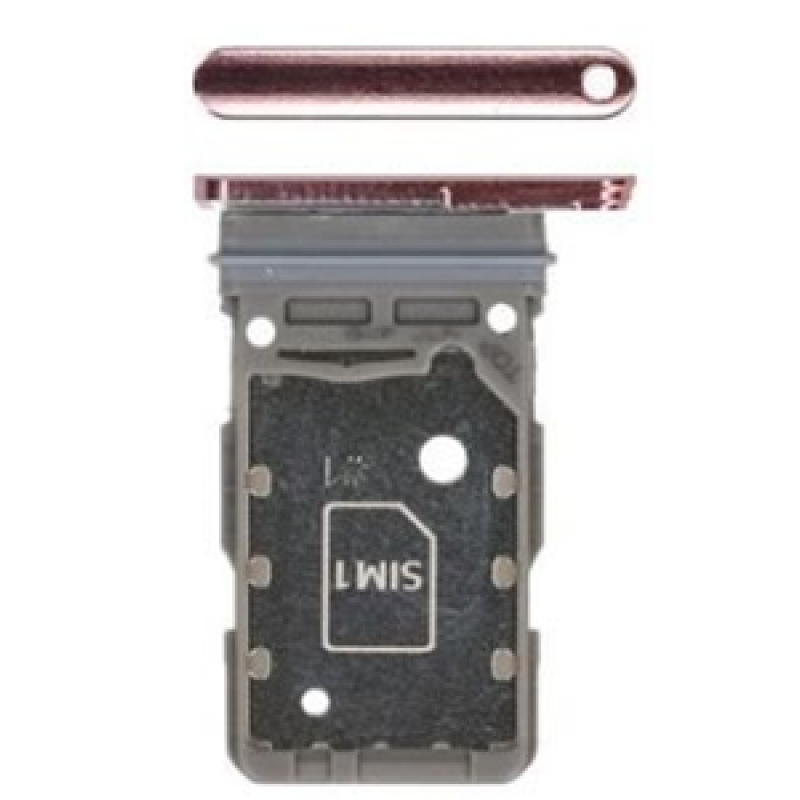 Nano SIM Tray για Samsung Galaxy S21/S21 5G/S21+ Plus 5G G990/G991/G996 Phantom Pink (Original)