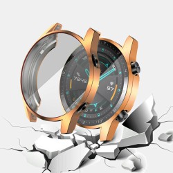 Θήκη Electroplated TPU Full Screen Cover Samsung Galaxy Watch Active2 (44mm) Gold