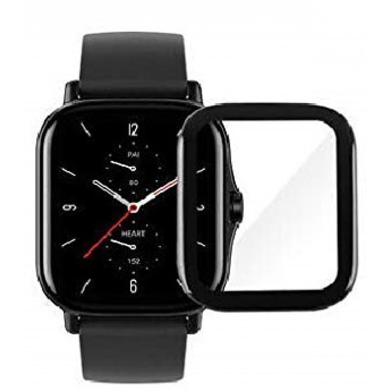 Μεμβράνη Προστασίας PET Xiaomi Amazfit Bip 5 AntiCrash / Antishock Black (3τμχ)