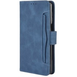 Θήκη Card Pocket Leather Wallet TCL 205 4187D Blue