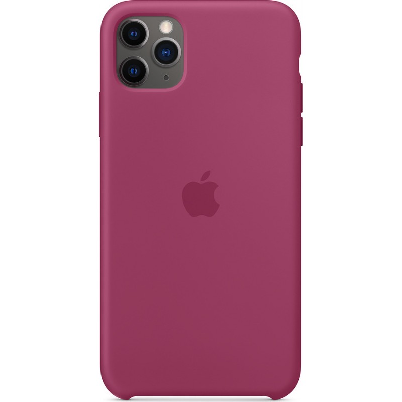 Θήκη Liquid Silicone Cover Apple iPhone 11 Pro Max (6.5") Pomegranate (Original)