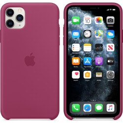 Θήκη Liquid Silicone Cover Apple iPhone 11 Pro Max (6.5") Pomegranate (Original)