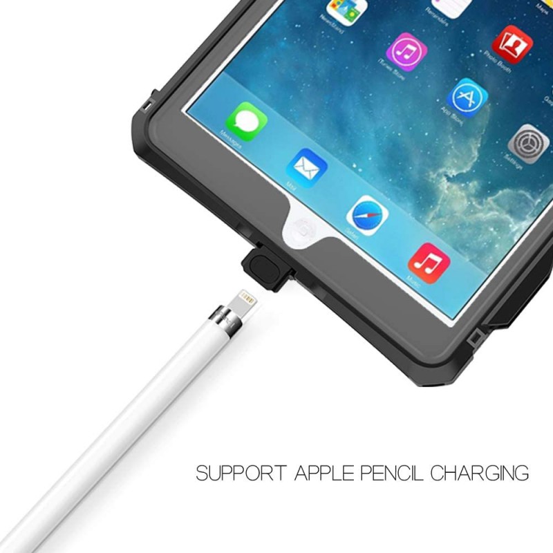 Αδιάβροχη θήκη Shellbox by Redpepper Apple iPad 10.2" (19/20/21) Shockproof/Waterproof With Touch ID Black