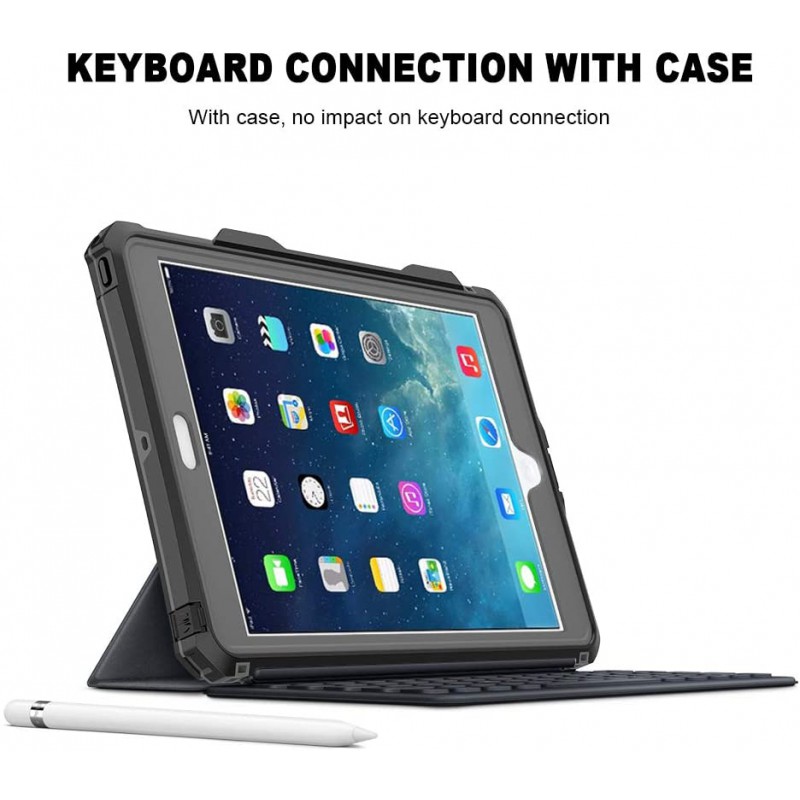 Αδιάβροχη θήκη Shellbox by Redpepper Apple iPad 10.2" (19/20/21) Shockproof/Waterproof With Touch ID Black