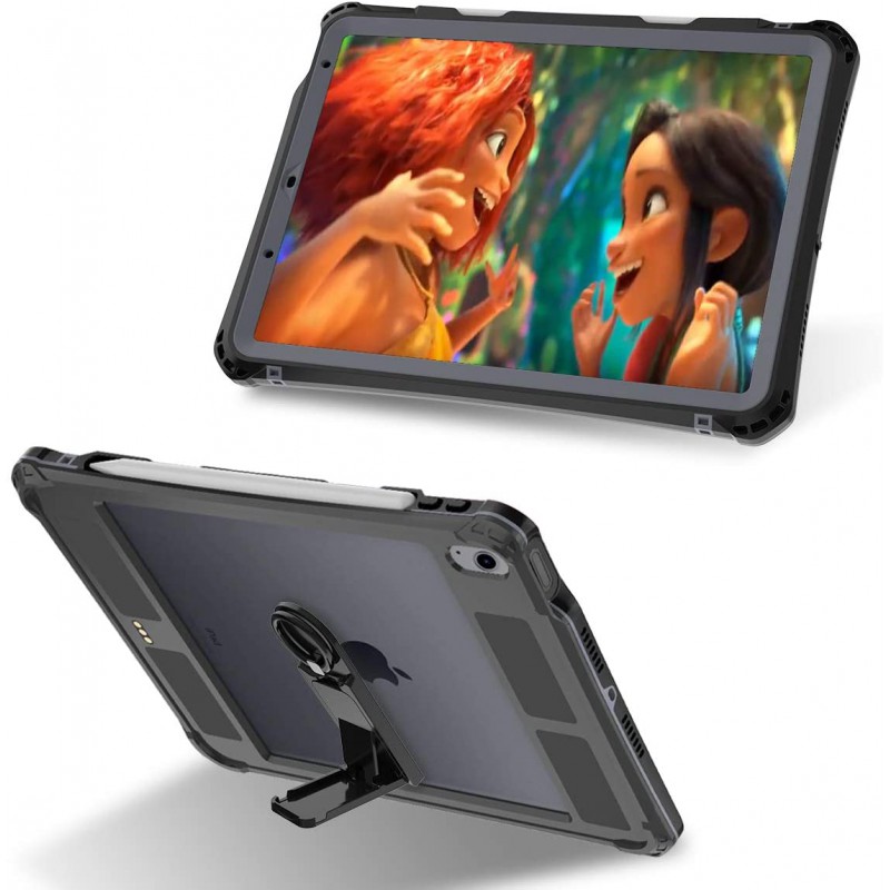 Αδιάβροχη θήκη Shellbox by Redpepper Apple iPad 10.9" (2022) Shockproof/Waterproof With Touch ID Black