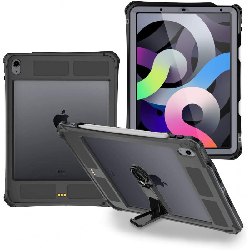 Αδιάβροχη θήκη Shellbox by Redpepper Apple iPad 10.9" (2022) Shockproof/Waterproof With Touch ID Black