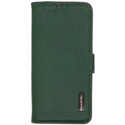 Θήκη Wallet Huawei P50 Pro Textured Leather with Card Holder Green