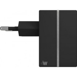 Φορτιστής Ταξιδίου JW Just Wireless Fast Charger USB A 2.4A 12W (06406) Black