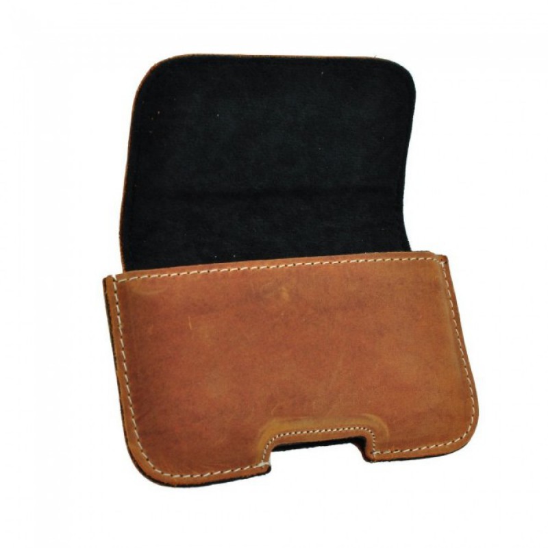 Θήκη Οριζόντια Belt Clip Leather Universal Chic VIP Model 1 Brown  