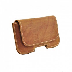 Θήκη Οριζόντια Belt Clip Leather Universal Chic VIP Model 1 Brown  