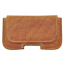Θήκη Οριζόντια Belt Clip Leather Universal Chic VIP Model 1 Brown  
