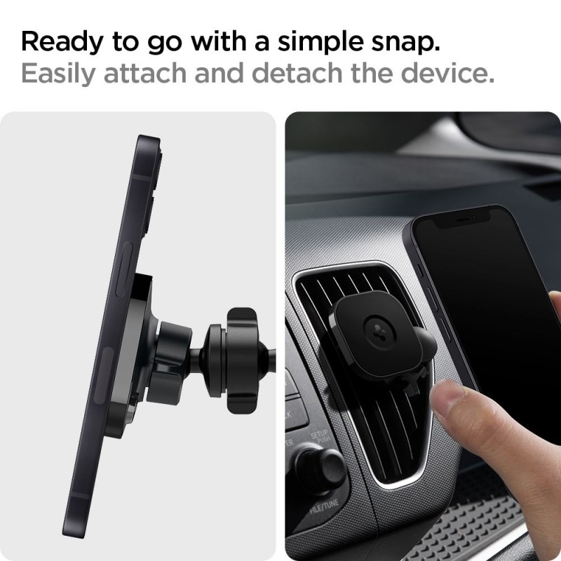 Βάση Αυτοκινήτου Spigen ITS12 Magnetic MagSafe Vent Car Mount Black (ACP02617) 