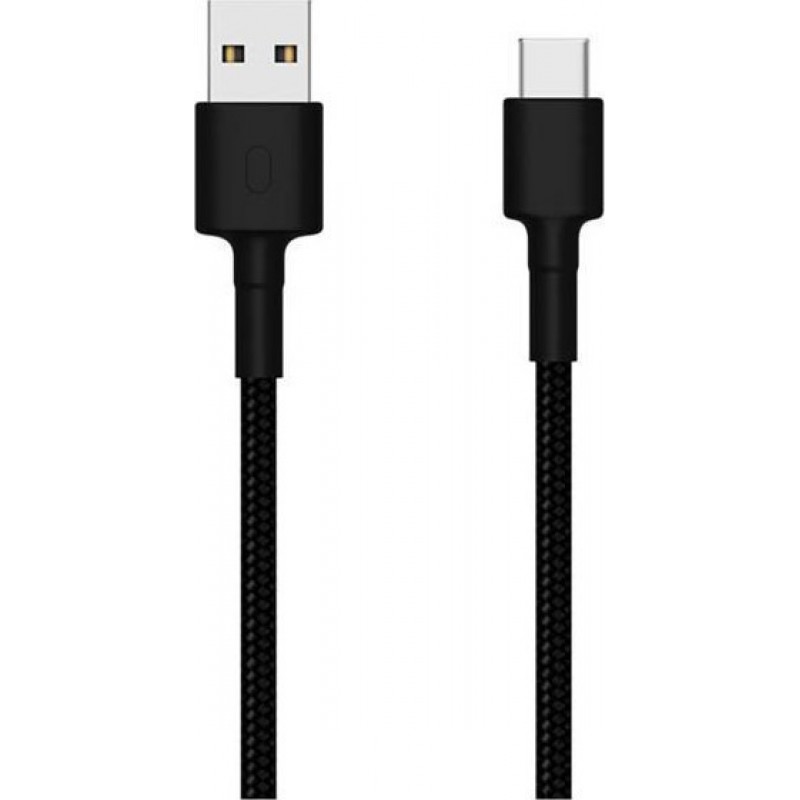 Καλώδιo Data Xiaomi Braided SJV4109GL USB-A to Type-C male 1m Black