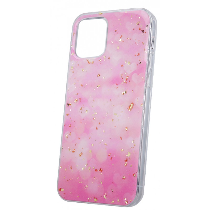 Θήκη TPU Gold Glam Samsung Galaxy A22 SM-A225 Glitter Pink