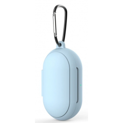 Θήκη Samsung Galaxy Buds/Buds+ Silicone Skin with Carabiner Light Blue 