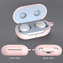 Θήκη Samsung Galaxy Buds/Buds+ Silicone Skin with Carabiner Pink