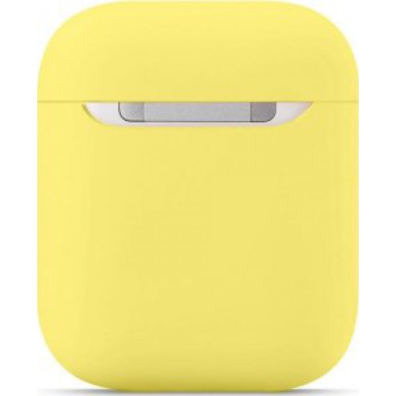 Θήκη TPU Super Thin Apple Airpods 2/Aipods Yellow