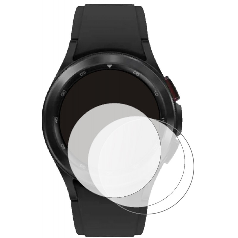 Γυαλί Προστασίας Samsung Galaxy Watch4 Classic (46mm) Half Cover Tempered Glass 9H Anticrash/Antishock (3τμχ)