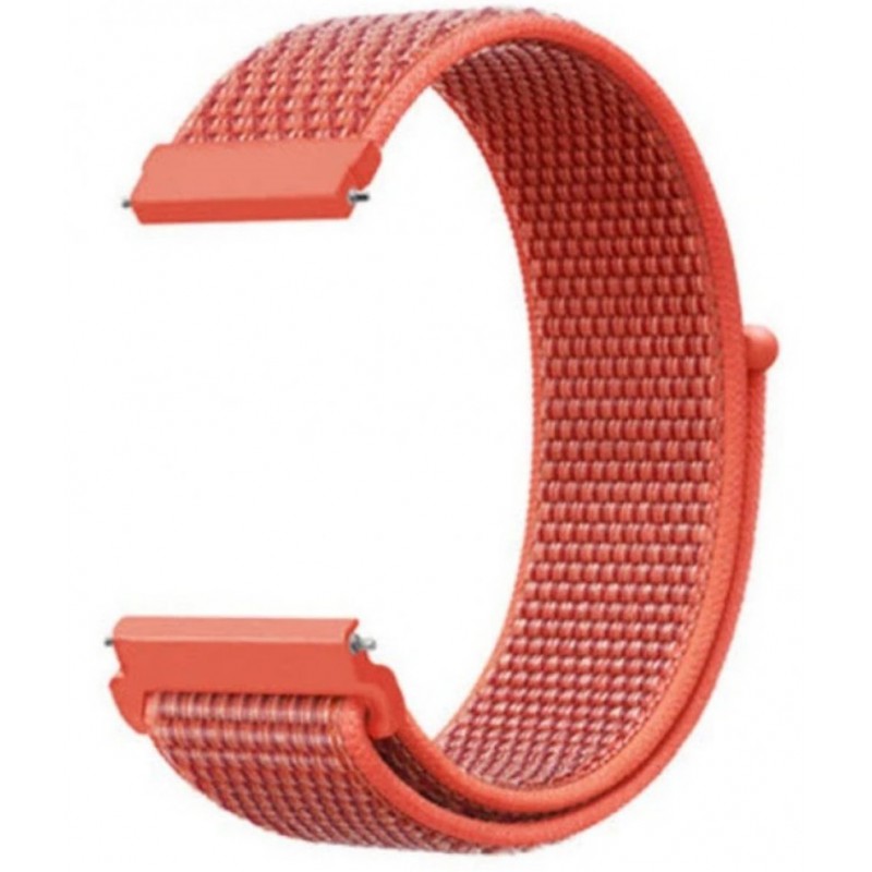 Ανταλλακτικό λουράκι QuickFit Nylon Nectarine για Samsung Galaxy Watch3(45mm)/Watch(46mm)/Huawei Watch 3 (46mm)/ Watch 3 Pro (48mm)/GT 2/Pro/Honor GS Pro/Amazfit GTR 3 (46mm)/GTR 3 Pro/GTR(47mm)/ Stratos 3(48mm) (22mm)