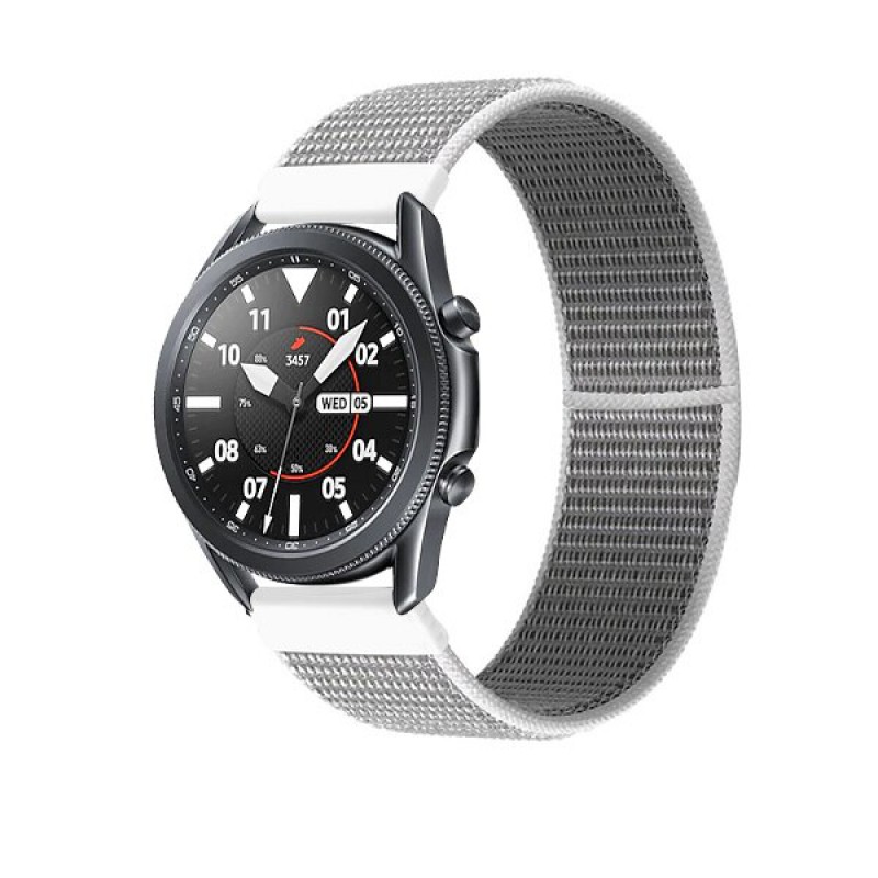 Ανταλλακτικό λουράκι QuickFit Nylon Seashell για Samsung Galaxy Watch5 (40mm & 42mm)/Watch4 (40mm & 44mm)/ Watch4 Classic (42mm & 46mm)/ Watch3(41mm)/Active 2(40/44mm)/Amazfit GTS 3 (43mm)/GTR(42mm) (20mm)