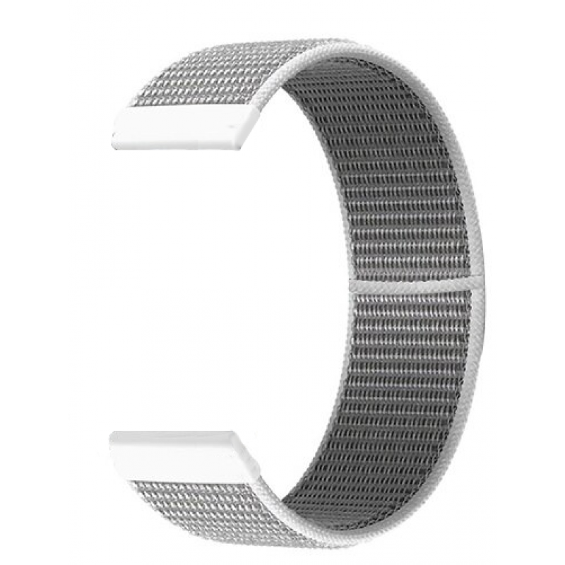 Ανταλλακτικό λουράκι QuickFit Nylon Seashell για Samsung Galaxy Watch5 (40mm & 42mm)/Watch4 (40mm & 44mm)/ Watch4 Classic (42mm & 46mm)/ Watch3(41mm)/Active 2(40/44mm)/Amazfit GTS 3 (43mm)/GTR(42mm) (20mm)