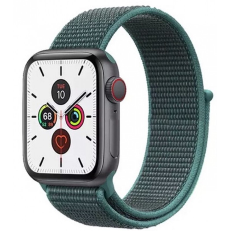 Ανταλλακτικό λουράκι QuickFit Nylon Apple Watch 1/2/3/4/5/6/SE/7/8 (42/44/45/49mm) Pine Green
