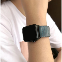 Ανταλλακτικό λουράκι QuickFit Nylon Apple Watch 1/2/3/4/5/6/SE/7/8 (42/44/45/49mm) Pine Green